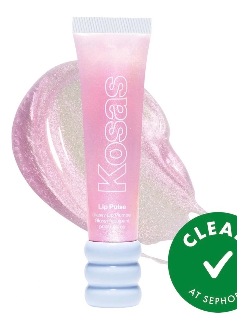 Kosas Lip Pulse Glossy Lip Plumper - Shimmery Pink